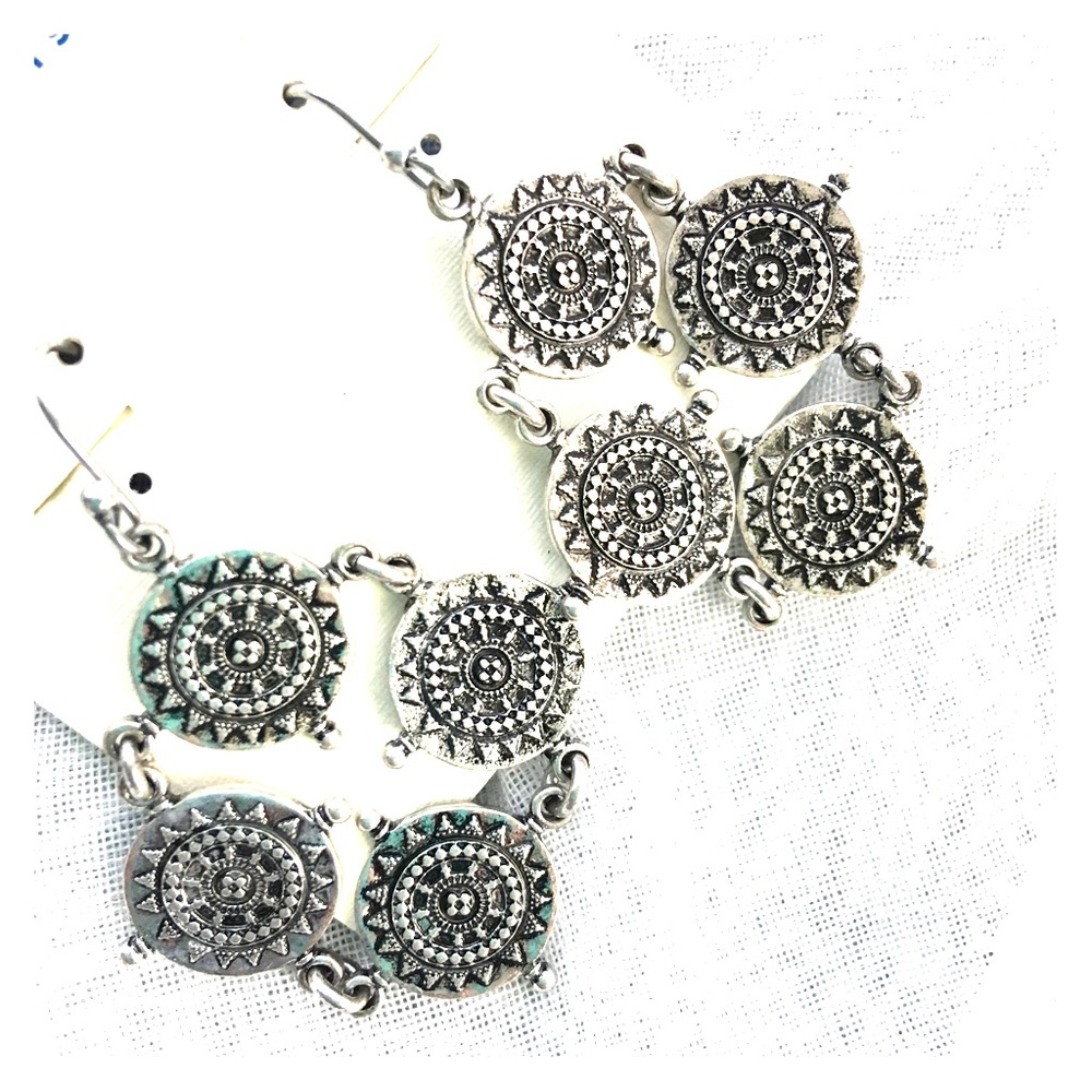 Lucky Brand Circular Mosaics Earrings